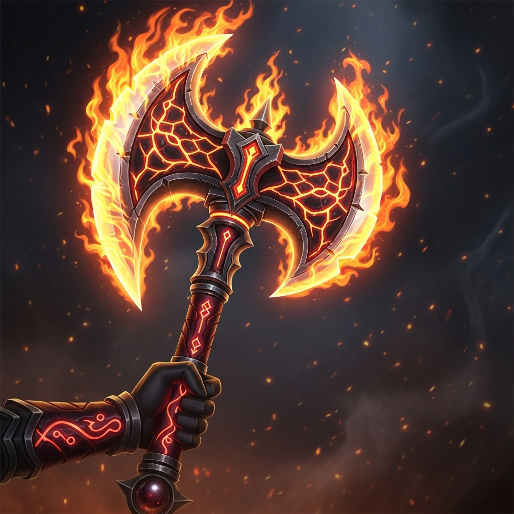 Flaming Axe